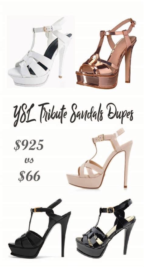 dupe for ysl slip on sandals|ysl tribute heels dupes.